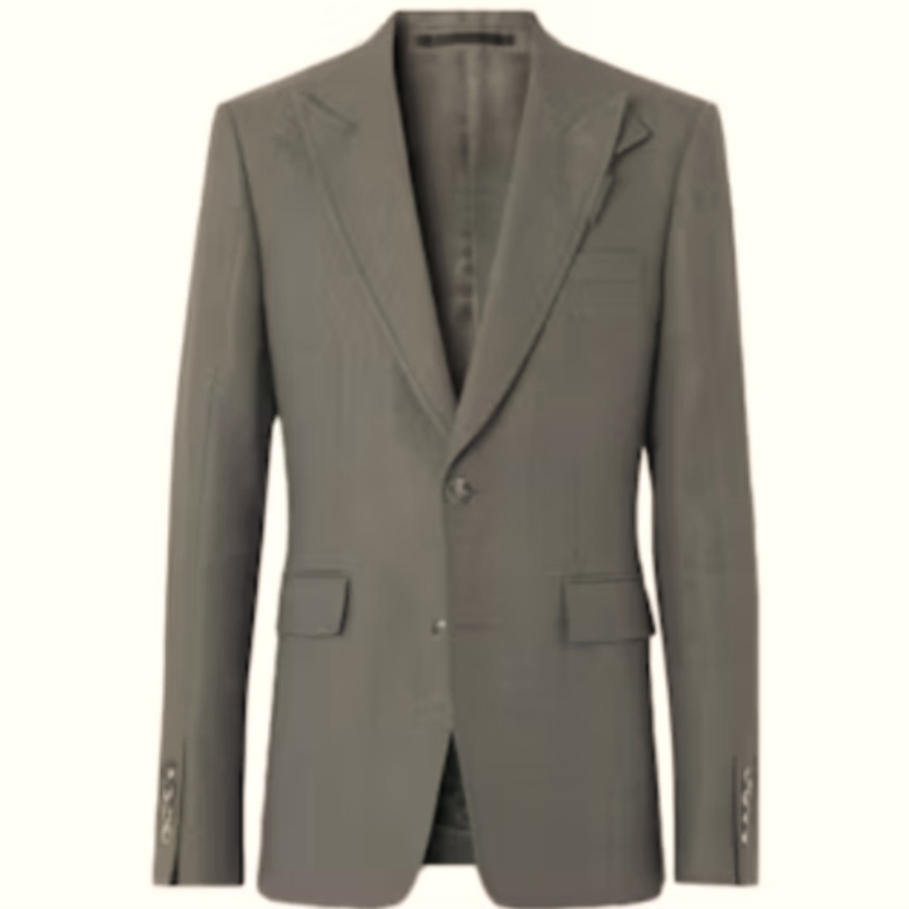 Burberry Kensington Wool Blazer Suit Jacket